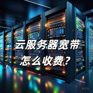 云服務器寬帶怎么收費