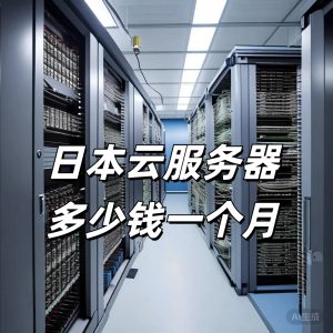 日本云服務器多少錢一個月