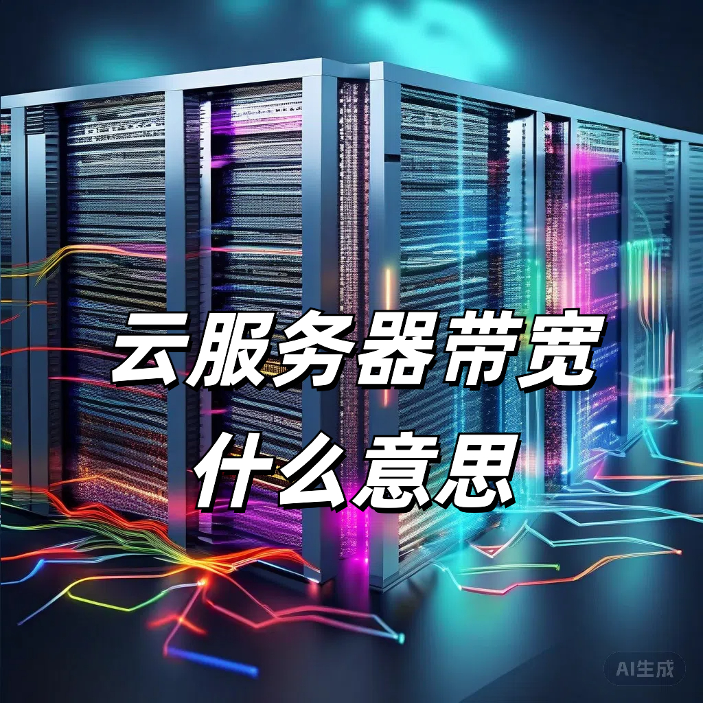 云服務器帶寬什么意思?如何正確選擇