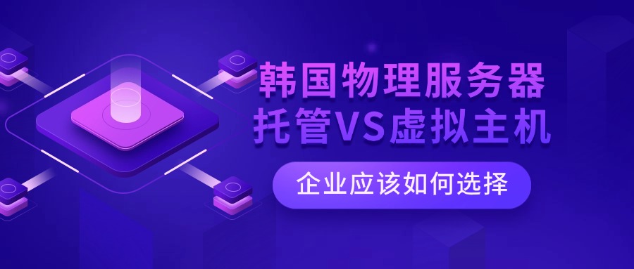 韓國物理服務器托管VS虛擬主機：企業應該如何選擇？