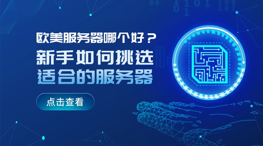 歐美服務器哪個好？新手如何挑選適合的服務器