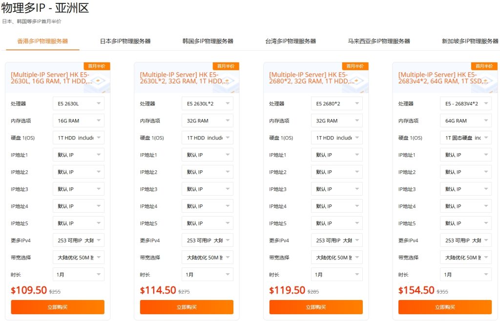 RAKsmart站群多IP服務器半價