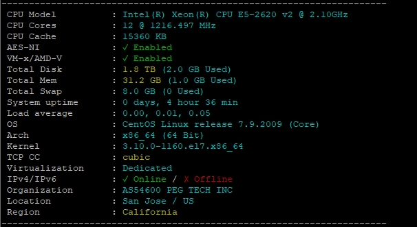 RAKsmart硅谷高防服務(wù)器評測
