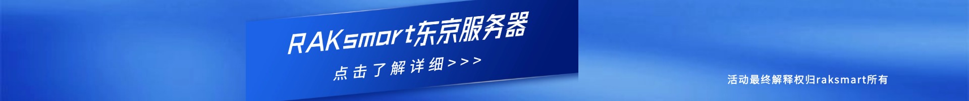 RAKsmart東京服務器