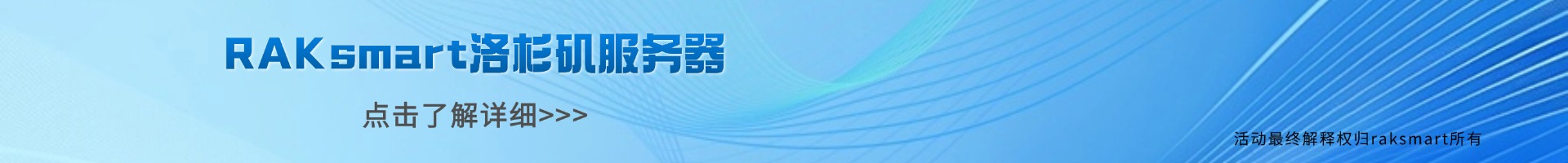 RAKsmart洛杉磯服務器