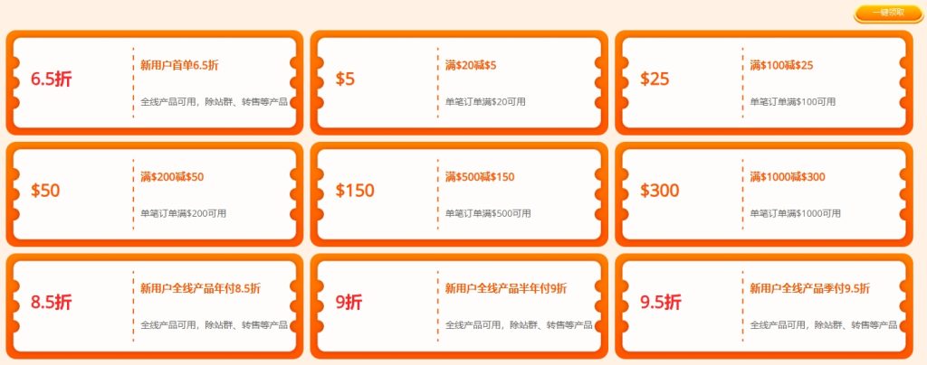 RAKsmart新用戶專享券包