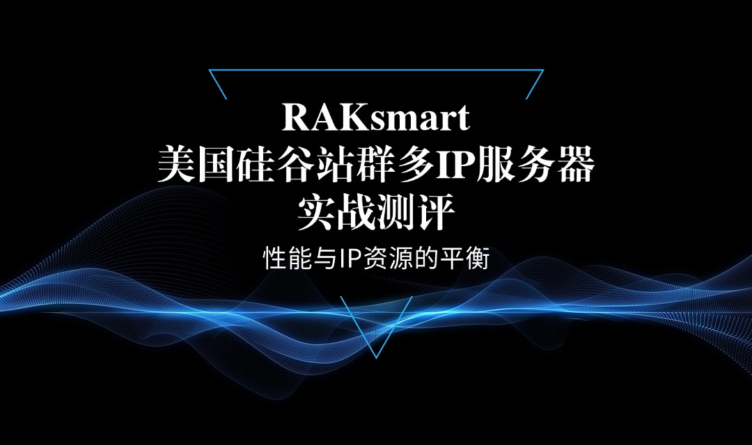 RAKsmart美國硅谷站群多IP服務器實戰測評：性能與IP資源的平衡