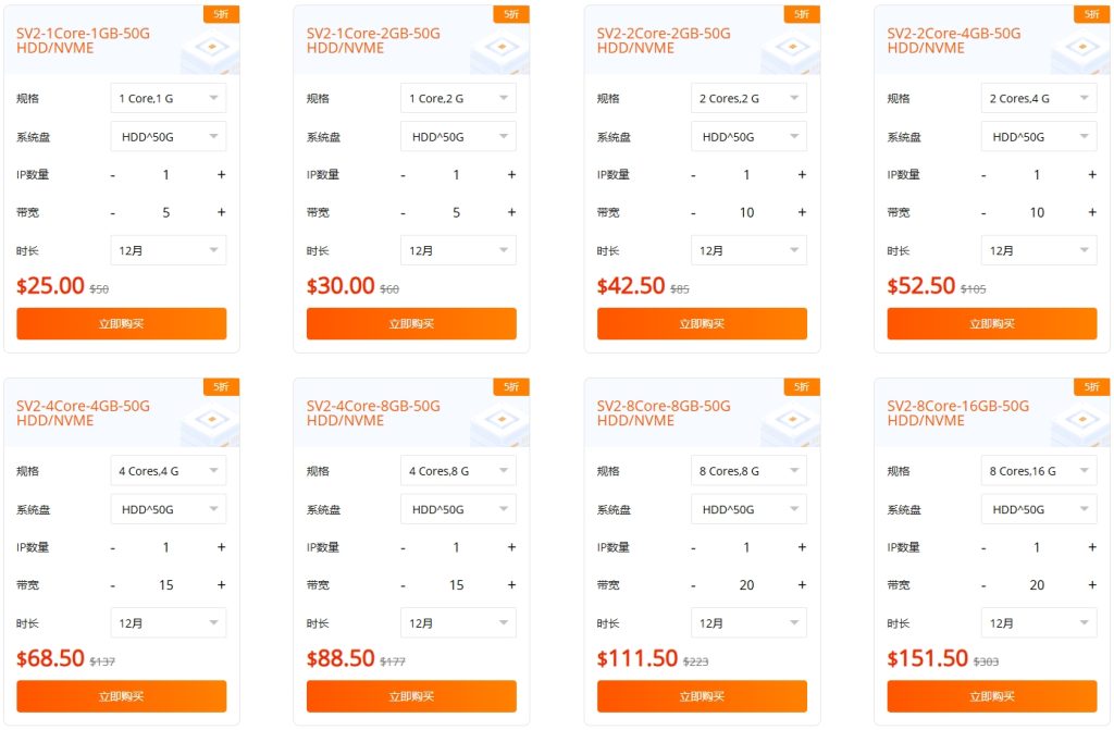 raksmart年末鉅惠 全線福利價