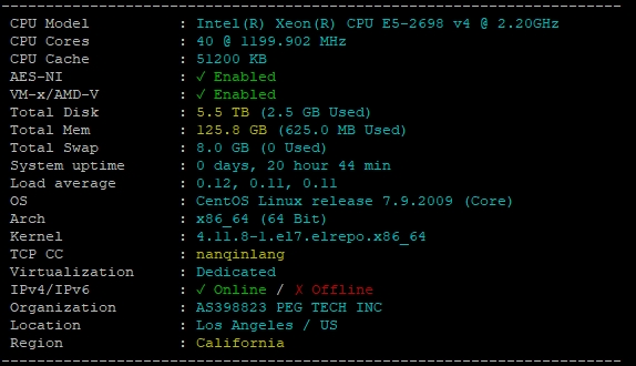 RAKsmart美國洛杉磯10G+大帶寬服務器深度評測