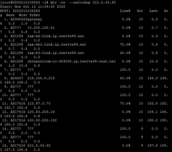 RAKsmart美國洛杉磯10G+大帶寬服務器深度評測