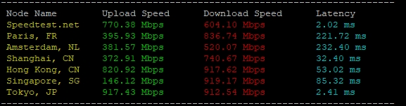 RAKsmart東京站群服務器性能實測